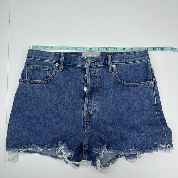 Everlane Women’s Blue‎ The Cheeky Jean Cut-Off Shorts W28-30/L2 - Picture 8 of 12